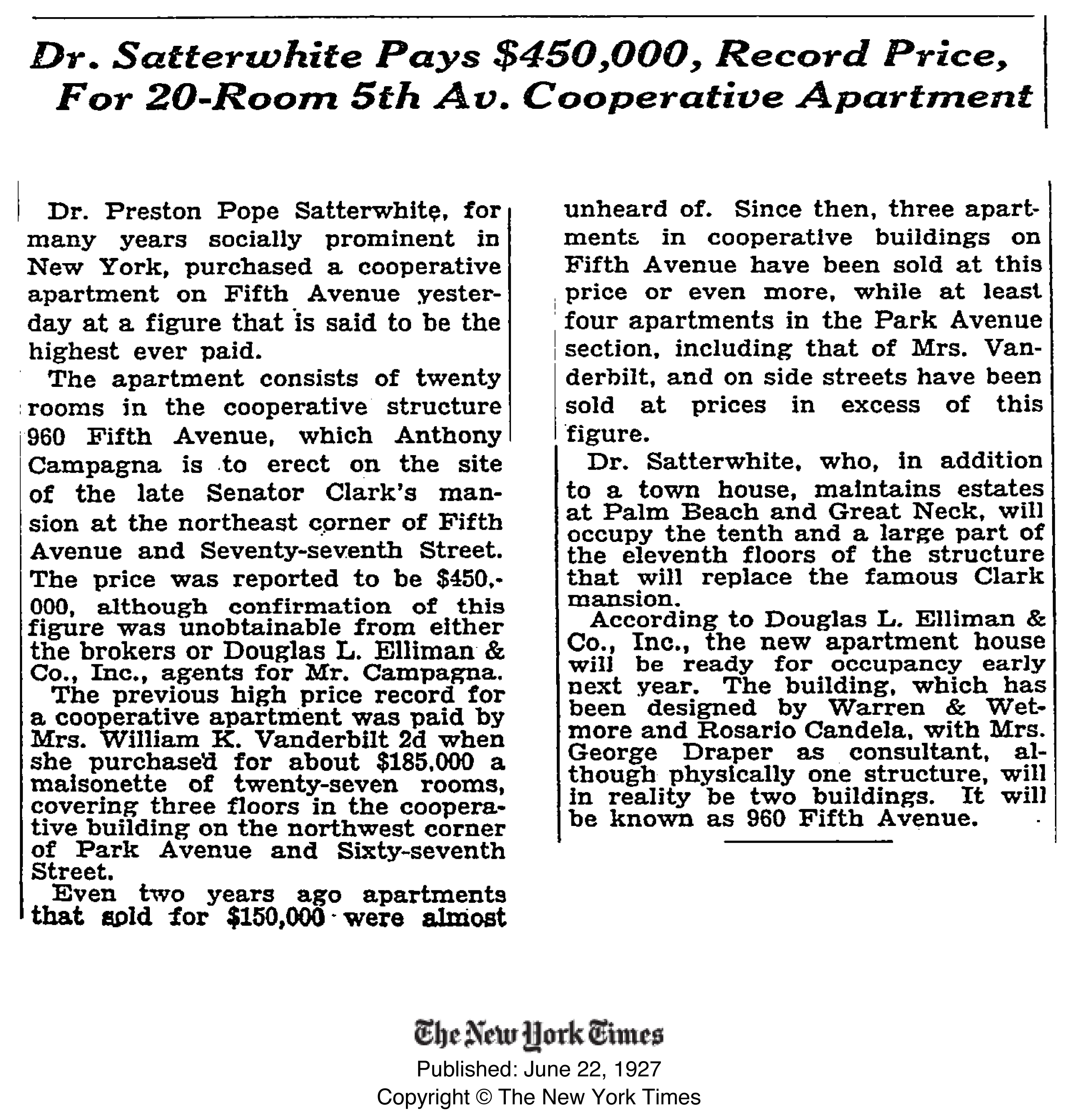 960fifth$450krecord-1927